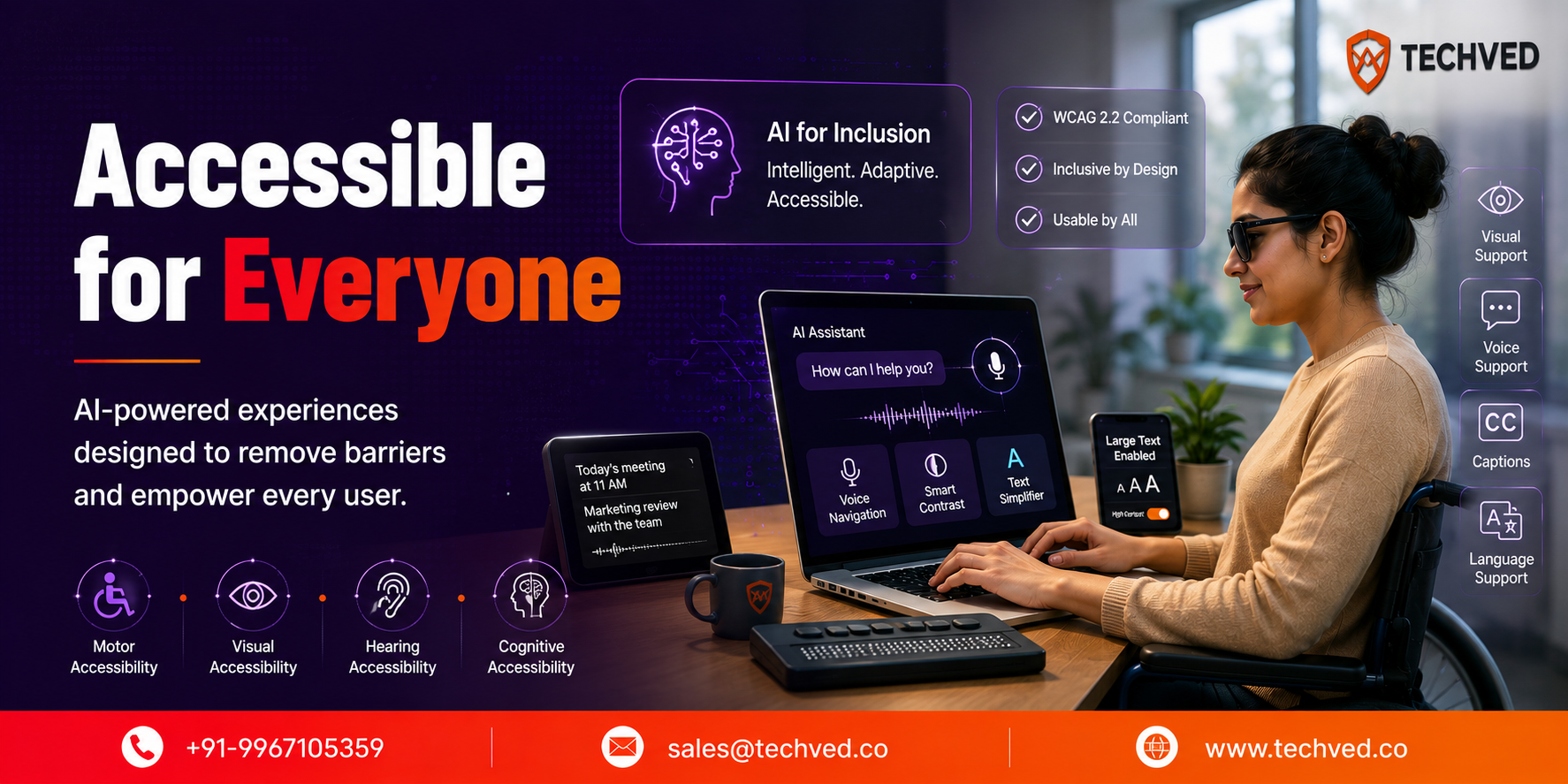 Accessibility in the Age of AI: Designing Inclusive Intelligent Experiences
