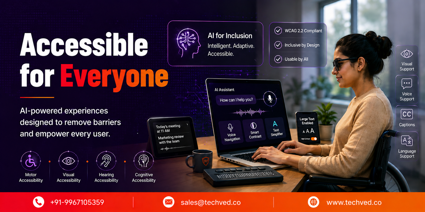 Accessibility in the Age of AI: Designing Inclusive Intelligent Experiences